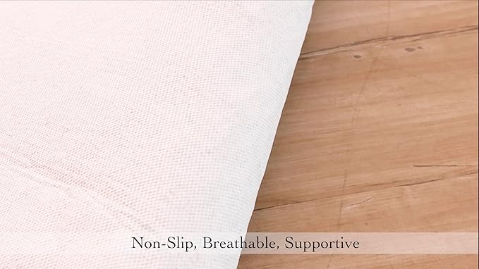 Mohawk Home 5' x 7' Premium Luxury Non Slip Rug Pad 1/4 Thick Dual Surface Felt + Rubber Gripper - Safe for All Floors, Synthetic Fiber, Grey