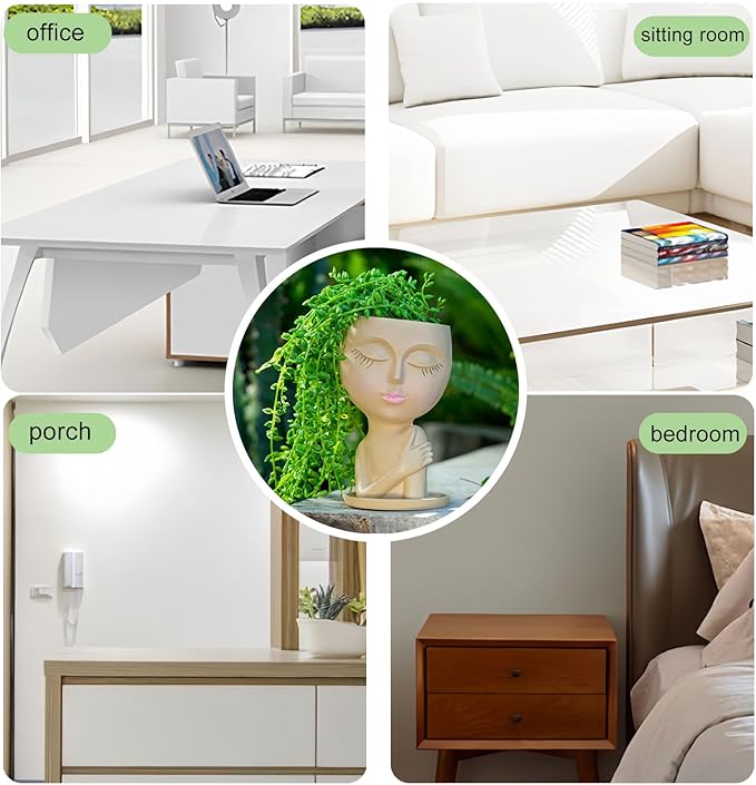 Khaki Creative Touch-Shoulder Doll vase, Lovely Resin vase, Used for Indoor and Outdoor Decorative vases, is an Ideal Gift.