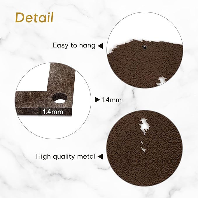 SIGNLEADER Metal Wall Art Decor Grazing Bison Rustic Western Decor Minimalist Modern Abstract Wall Sculpture Hangings Home Decoration for Living Room, Bedroom, Bathroom, Kitchen, Outdoor - 18" Bronze