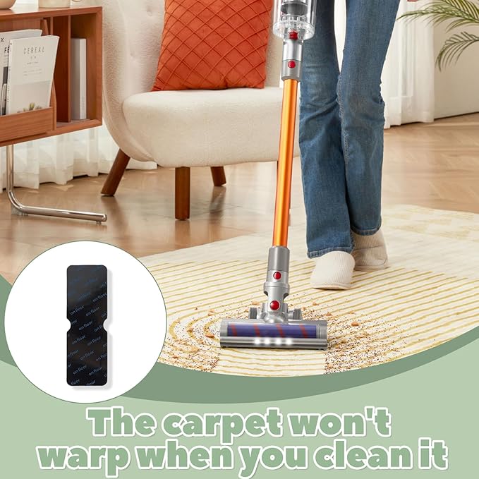 EBQOSK Rug Gripper for Carpet, 8 Pack 5.91 x 1.96 Reusable Adhesive Double Sided Rug Tape for Area Rugs, Rug Tape Pads for Hardwood & Tile Floors, Washable & Residue, No Damaging for Floor Removable