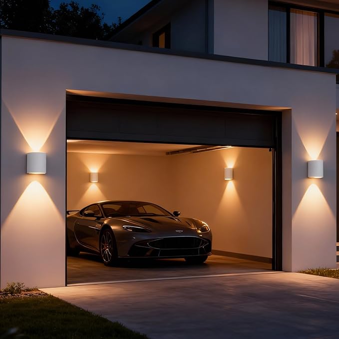Modern LED Wall Sconces, Warm White Wall Mount Lights Hardwired Indoor Wall Decor Lighting for Bedroom Doorway Hallway Living Room