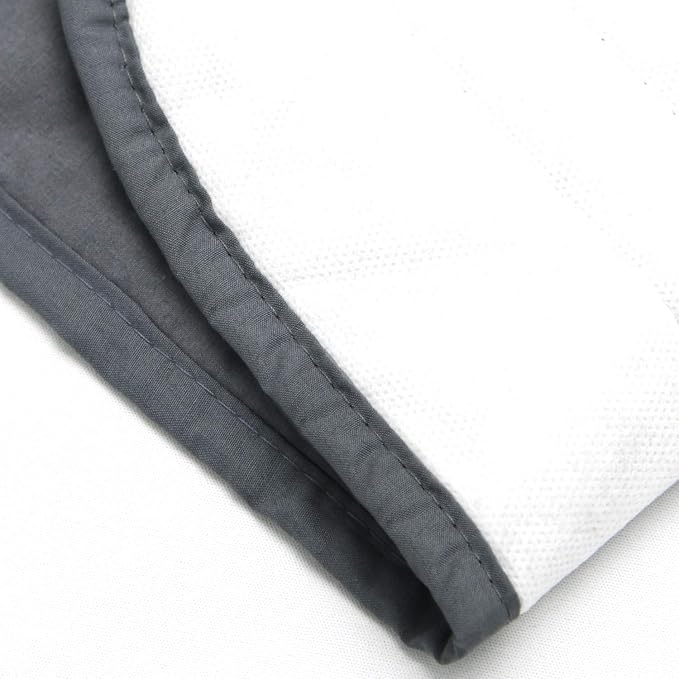 Marquess Tailored Bed Skirt Blended Quilted-Hang Down Feeling Enhancement Wrap Around Thick Bed Skirt,Dust-Proof, Wrinkle Fade Resistant Dust Ruffle with Classic 14’’Drop for Bedroom(Charcoal, Queen)