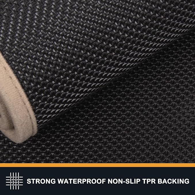 PURRUGS Dirt Trapping Door Mat 24" x 59", Non-Slip Machine Washable Entryway Rug, Dog Doormat, Indoor Front Door Mat, Super Absorbent Entry Rug for Muddy Shoes & Paws, Taupe
