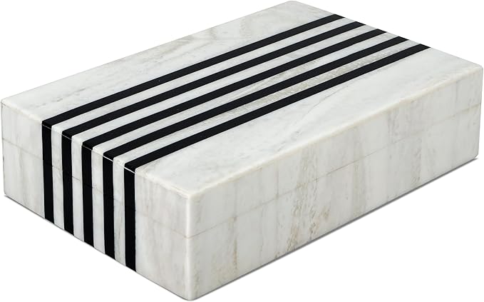 Handicrafts Home Decorative Keepsake Box 8x5 – Small Organizer Box with Lid, Boho Decorative Storage, Retro Memory Box, Unique Coffee Table Décor, Jewelry or Trinket Box, Modern Shelf Decorative Box
