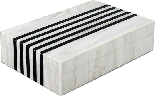 Handicrafts Home Decorative Keepsake Box 8x5 – Small Organizer Box with Lid, Boho Decorative Storage, Retro Memory Box, Unique Coffee Table Décor, Jewelry or Trinket Box, Modern Shelf Decorative Box