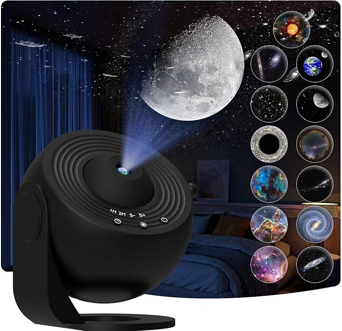 Planetarium Projector for Bedroom, Star Galaxy Light Projector with Nebula Milky Way, LED Space Galaxy Night Light for Ceiling with Timer for Adults Kids Teens, Home Theater