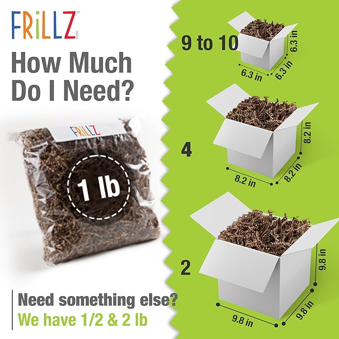 Frillz Crinkle Cut Paper Shred Filler for Baskets, Gifts, Packing and Protecting your Halloween, Fall Festival, Birthday and other events (1 pound, Candy Corn)