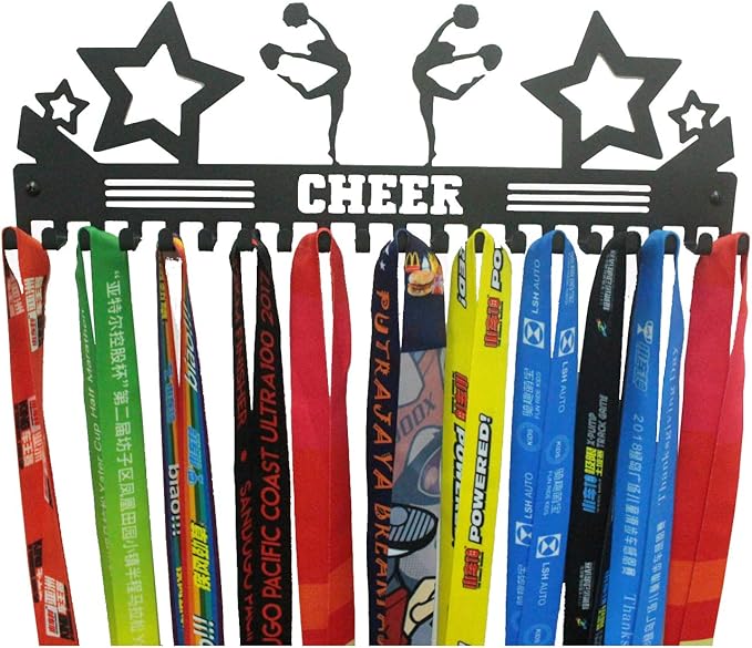 Gymnastics, Dance, Cheer Medal Hanger Display, Medal Holder Ribbon Display & Award Medal Rack, Great Dance Gifts for Kids
