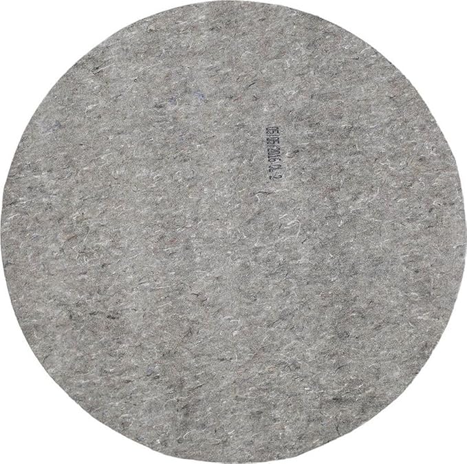 Mohawk Home Low Profile Waterproof Rug Pad Utility Solid Gray 8' Round Rug Pad Perfect for Kitchen, Living Room, Kids Room, Dining Room, Hallway, Office, Garage, Entryway, Bathroom, Laundry Ro