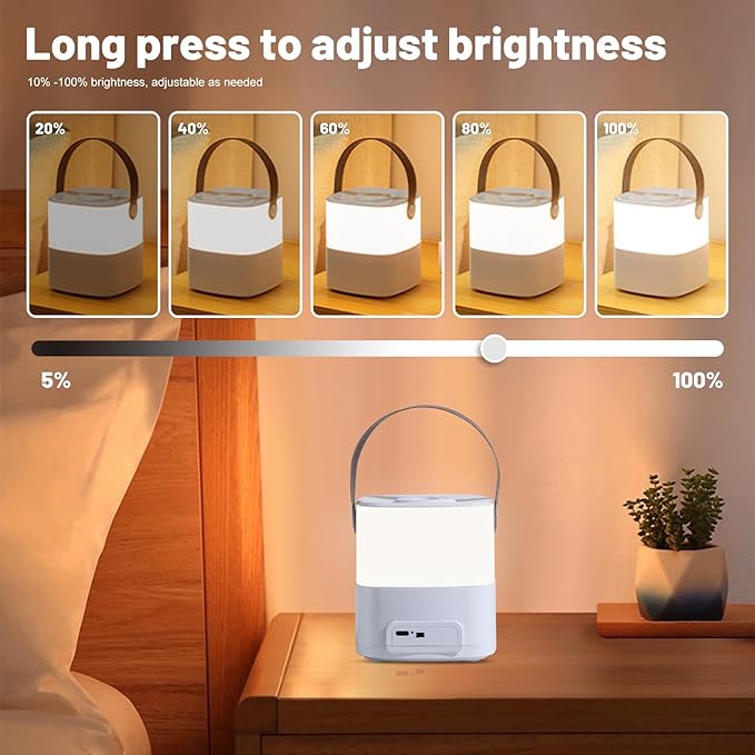 Oneleaf Atmosphere Light Portable LED Night Light, Candle lamp, Touch Switch Cordless Rechargeable Washroom,Stair,Bedroom,Camping(Handheld)