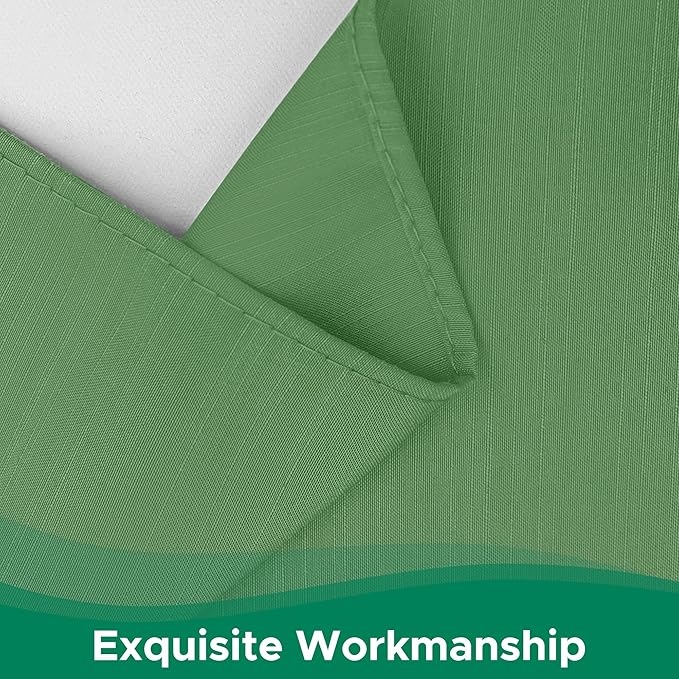 Biscaynebay Wrap Around Bed Skirts for King & Cal King Beds Short Drop of 12", Sage Adjustable Elastic Dust Ruffles Easy Fit Wrinkle Resistant Silky Luxurious Fabric Machine Washable