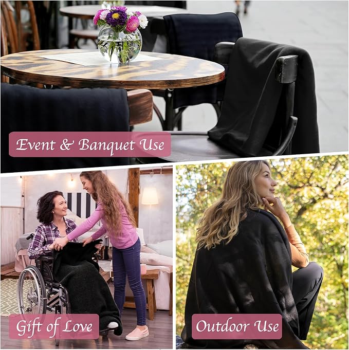 (24 Pack) Bulk Fleece Fall Throw Blankets 50x60 for Wedding Favors, Homeless Women, Men, Homes, Bed, Sofa, Couch, Office, Pet Blankets, Travel | Soft Warm Lightweight Throw Blankets in Bulk (8 Color)