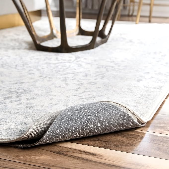 nuLOOM 8' x 10' Premium Eco-Friendly Felt Rug Pad, 1/8 " Thick Low Profile, Non-Slip Backing, Customizable Size, Hardwood, Carpet, Tile, Vinyl, Linoleum, Made in USA, 100% Recycled Materials