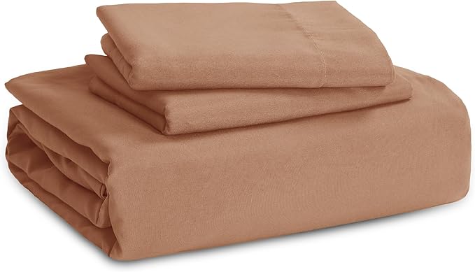 Bedsure Taupe California King Duvet Cover - Prewashed Cotton-Like Extra Soft Bedding Set, Includes 1 Cal King Duvet Cover 104x98 Inches with Zipper Closure & 2 Pillow Shams, Comforter Not Included