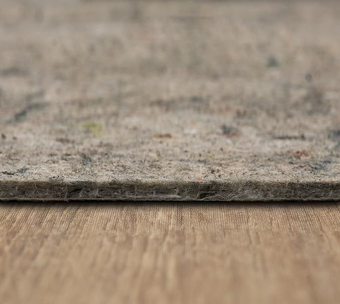 Mohawk Home 9' x 13' Non Slip Grip Rug Pad 1/4 Thick Felt + Rubber Backing - Dual Surface Safe for All Floors