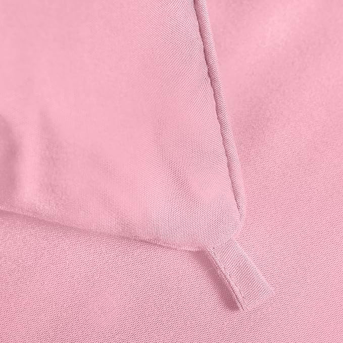 Utopia Bedding Comforter Duvet Insert, Quilted Comforter with Corner Tabs, Box Stitched Down Alternative Comforters Twin Size (Pink)