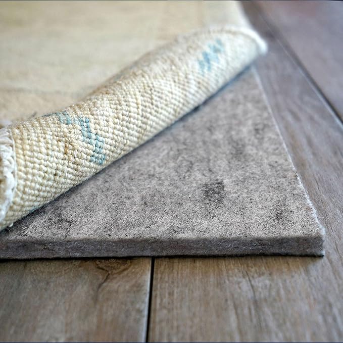 RUGPADUSA - Superior-Lock - 2'6" x 9' - 1/4" Thick - Felt + Rubber - Premium Non-Slip Rug Pad - Perfect for Hardwood Floors, Available in 2 Thicknesses, Many Custom Sizes