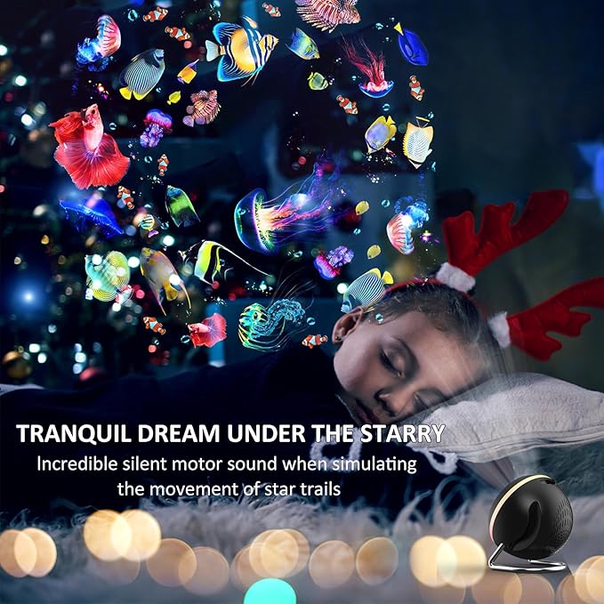 Star Projector,Galaxy Projector for Bedroom,Planetarium Space Ceiling Starry Sky Night Light with 13 Galaxy Discs,Meteor & Lighting Effects,Sky Light for Kids Adults Party Home Decor,Christmas Gift