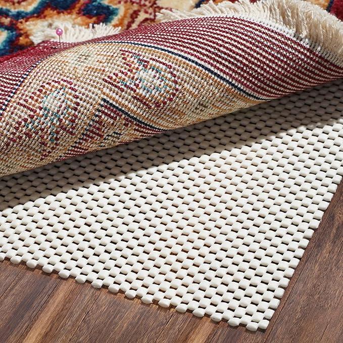 BAGAIL BASICS Non Slip Rug Pad Gripper 2 x 8 Feet Extra Thick Carpet Pads for Area Rugs and Hardwood Floors, Keep Your Rugs Safe and in Place