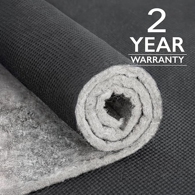 RUGPADUSA - Dual Surface - 1'10" x 7'10" - 3/8" Thick - Felt + Rubber - Enhanced Non-Slip Rug Pad - Adds Comfort and Protection - for Hard Surface Floors