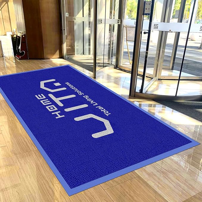 YDBDoormat Personalized Commercial Floor Mat Any Size Color Logo Shape Pattern Entryway Welcome Non-Slip Rug Indoor and Outdoor Washable Entrance Mat Durable Wear Resistance