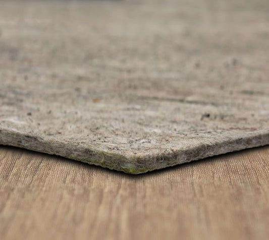Mohawk Home 7' x 10' Non Slip Grip Rug Pad 1/4" Thick Dual Surface Felt Cushion + Rubber Gripper - Safe for All Floors