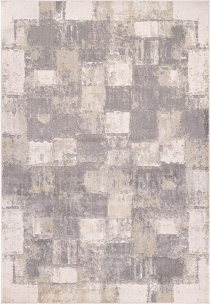 Beverly Rug Living Room Rug 6x9 Modern Luxury Ultra Soft Vintage Indoor Area Rugs for Kitchen Dining Room Stain Resistant Non Shedding Indoor Carpet Alfombras para Salas Modernas (6 x 9 Gray)