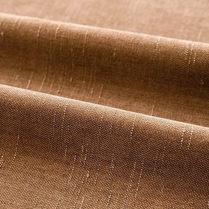 Foindtower Pack of 2 Soft Textured Chenille Throw Decorative Pillow Covers Square Accent Solid Cushion Cover Cozy Farmhouse Pillow Case with Zippe for Couch Sofa Bed Living Room 16x16 Inch, Bronze