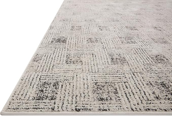 Loloi Kamala Collection KAM-01 Grey/Graphite 2'-7" x 10'-0" Runner Rug