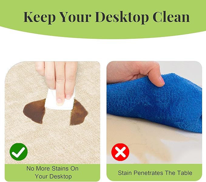 13-Inch Faux Leather Round Placemats Set of 4, Waterproof Anti-Slip Dual Sided Place mats, Heat Resistant Washable Table Mats with Coaster, Suitable for Indoor & Outdoor(4, Beige Dark Coffee)