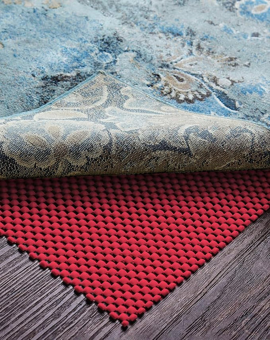 Veken Runner Rug Pad Gripper for Hardwood Floors, Non Slip 2x6 Ft Red Rug Pads for Area Rugs, Thick Rug Grippers for Tile Floors, Under Carpet Anti Skid Mat, Keep Your Rugs Safe and in Place