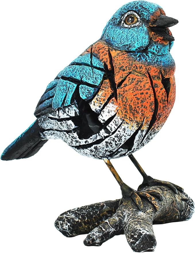 Natural Design Architecture Lifestyle N Adam & Friends Home Decor Stone Resin Wilderness Statue Sculpture | 1-Piece | Bluebird