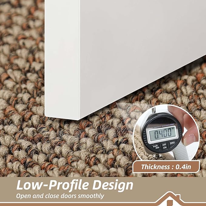 BEQHAUSE Indoor Door Mat 36" x 60", Dirt Trapper Door Mats Non-Slip Entryway Rugs Washable, Resist Dirt Absorbent Welcome Mat, Low Profile Floor Mats for Front Back Door and Entryway, Taupe