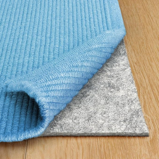 RUGPADUSA - Dual Surface - 2'x4' - 1/8" Thick - Felt + Rubber - Non-Slip Backing Rug Pad - Adds Low-Profile Comfort and Protection