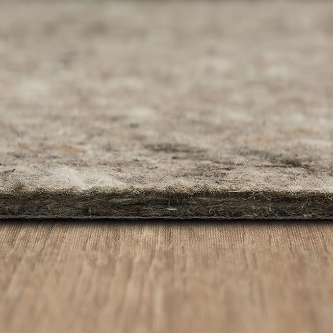 Mohawk Home 2' x 3' Non Slip Grip Rug Pad 1/2" Thick Dual Surface Felt Cushion + Rubber Gripper - Safe for All Floors