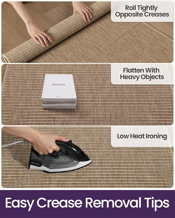 DEXI Dirt Trapper Door Mat, 20x31 Washable Doormat, Dirt Resistant and Absorbent, Easy Clean Low-Profile Floor Rugs for Entryway, Front Door, and Inside Entrance, Beige