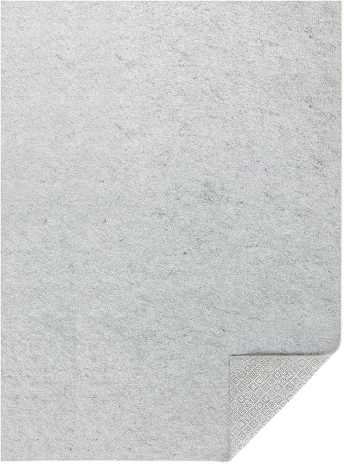 WELL WOVEN Premium 1/4" Thick Felt Rug Pad 7x9 - Non Slip Rubber Backing for Hard Floors & Carpet - Easy Cut to Size for Custom Fit - Superior Cushioning & Floor Protection Shield