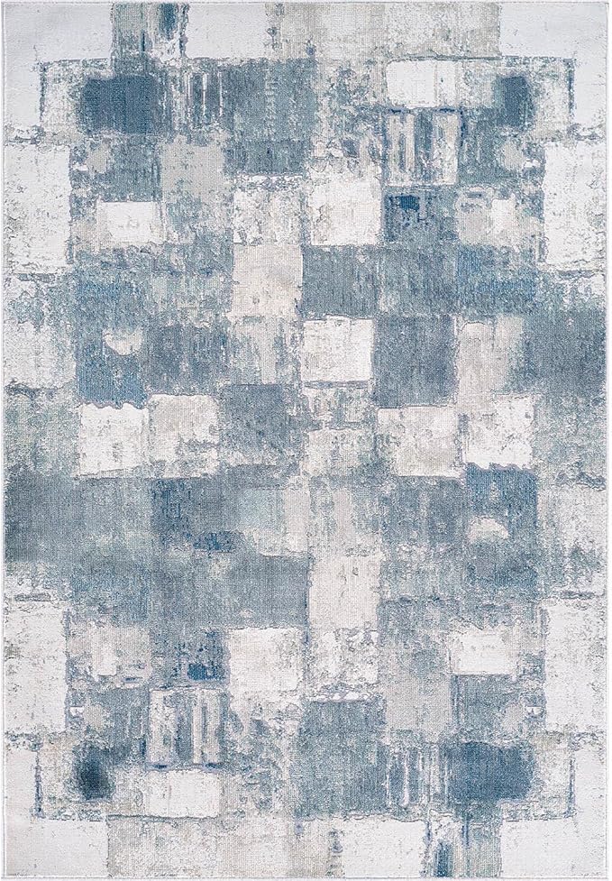 Beverly Rug Living Room Rug 6x9 Modern Luxury Ultra Soft Vintage Indoor Area Rugs for Kitchen Dining Room Stain Resistant Non Shedding Indoor Carpet Alfombras para Salas Modernas (6 x 9 Navy Blue)