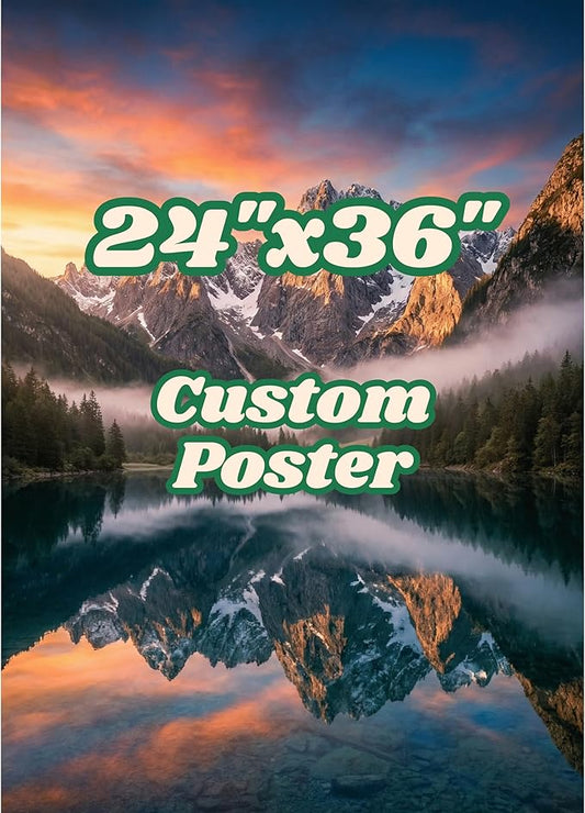 Custom Canvas Poster from Photo (24x36, Unframed) - Personalized Wall Art Prints - Turn Your Pictures into High Definition Posters - Customized Decoration for Living Room, Bedroom & Wedding Gifts