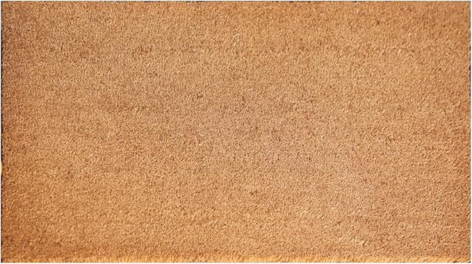 Timerala Coco Coir Door Mat with Heavy-Duty，Welcome doormats，Dirt Trapping Entry Mat，Weather Resistant,Non-Slip Outdoor Door Mats，43 * 76 cm，PVC Backing
