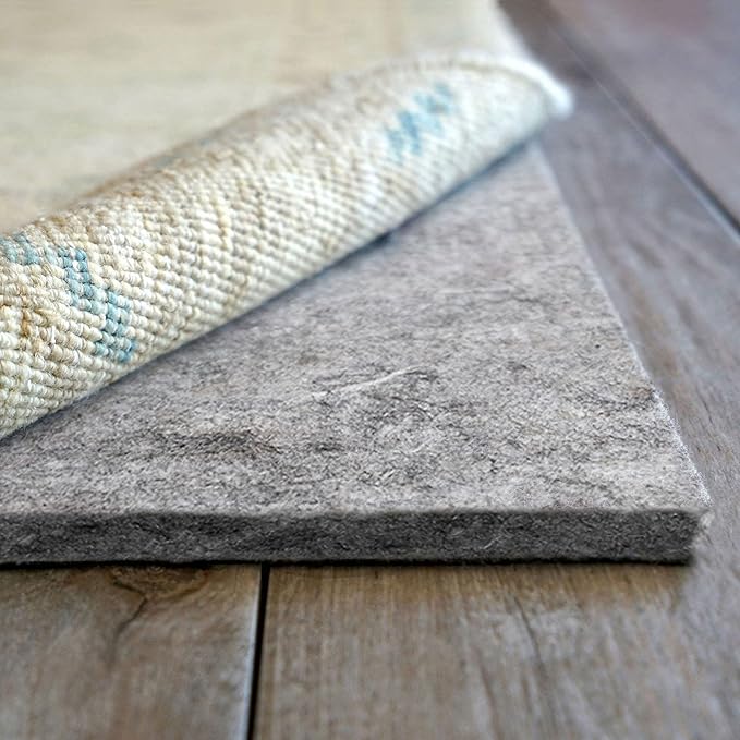 RUGPADUSA - Superior-Lock - 2'x12' - 7/16" Thick - Felt + Rubber - Luxury Non-Slip Rug Pad - Perfect for Hardwood Floors, Available in 2 Thicknesses, Many Custom Sizes