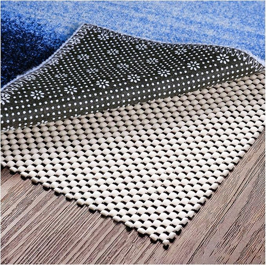 Non Slip Area Rug Pad Gripper - 8x10 Ft Strong Grip Carpet pad for Area Rugs and Hardwood Floors, Provides Protection and Cushion