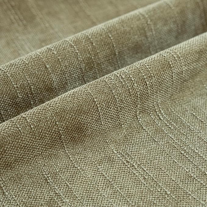 Foindtower Pack of 2 Soft Textured Chenille Throw Decorative Pillow Covers Square Accent Solid Cushion Cover Cozy Neutral Farmhouse Pillow Case for Couch Sofa Bedroom Living Room 22x22 Inch,Sage Green
