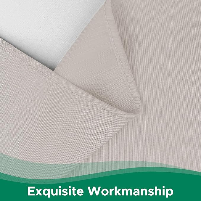 Biscaynebay Wrap Around Bed Skirts for King & Cal King Beds Short Drop of 12", Camel Grey Adjustable Elastic Dust Ruffles Easy Fit Wrinkle Resistant Silky Luxurious Fabric Machine Washable