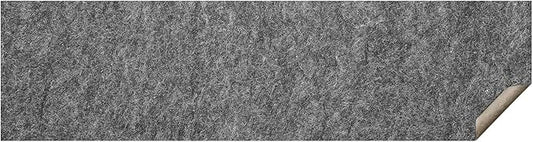 VEVOR 2' x 8' Non-Slip Rug Pad Gripper - 1/4" Thick Polyester Felt & Latex Backing Padding Cushion for Area Carpet Runner Hardwood Floors Living Room - Grey