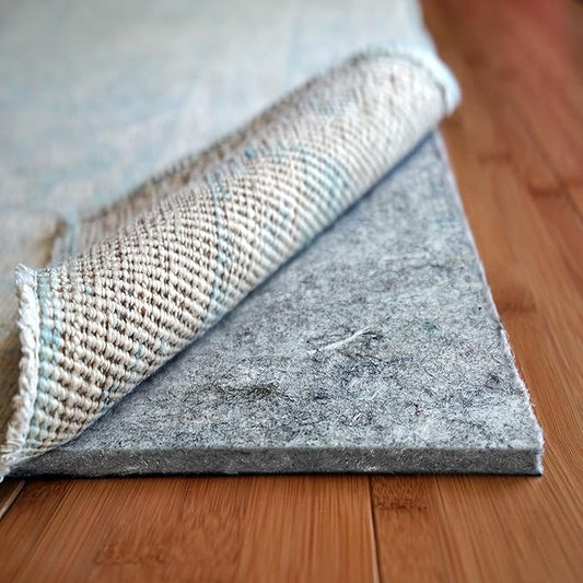 RUGPADUSA - Superior-Lock - 4'x6' - 1/4" Thick - Felt + Rubber - Premium Non-Slip Rug Pad - Perfect for Hardwood Floors, Available in 2 Thicknesses, Many Custom Sizes