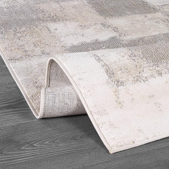 Beverly Rug Living Room Rug 6x9 Modern Luxury Ultra Soft Vintage Indoor Area Rugs for Kitchen Dining Room Stain Resistant Non Shedding Indoor Carpet Alfombras para Salas Modernas (6 x 9 Gray)