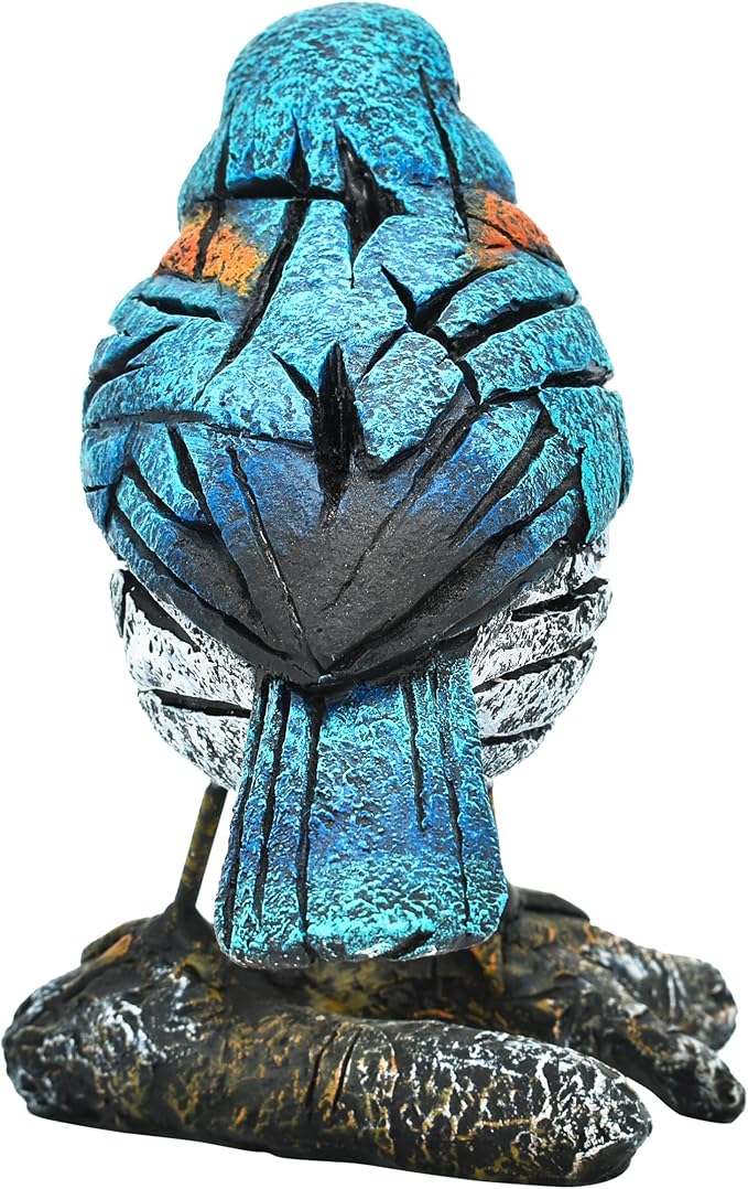 Natural Design Architecture Lifestyle N Adam & Friends Home Decor Stone Resin Wilderness Statue Sculpture | 1-Piece | Bluebird