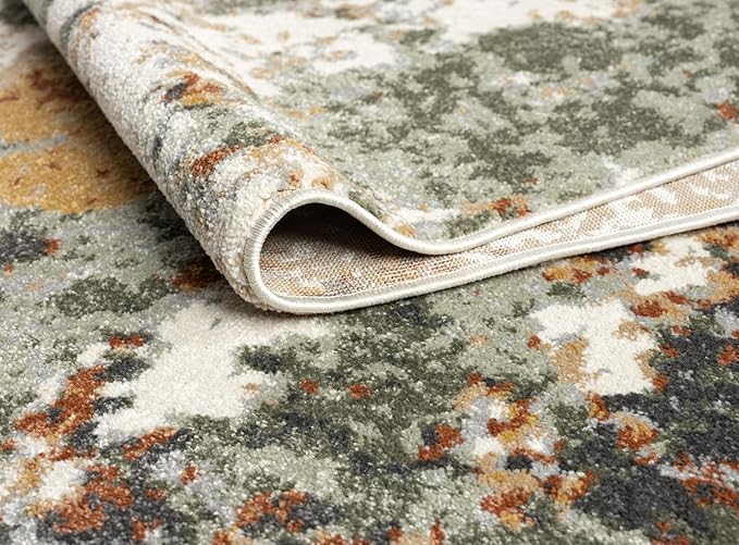 Keen Home Design Area Rugs - 2x3 Non-Shedding, Abstract Rugs for Kitchen, Living Room, Bedroom, Dining Room, Entryway - Size: 2' x 3', Multi