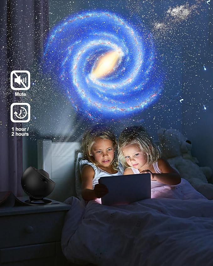 Galaxy Projector,13 in 1 Planetarium Star Projector with Solar System & Constellation, 360° Rotating Nebula Projector Lamp,Starry Sky Night Light Projector for Kids,Home Theater, Ceiling, Room Decor